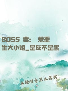 BOSS寵妻：別惹重生大小姐