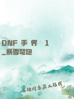 DNF槍手異界縱橫1