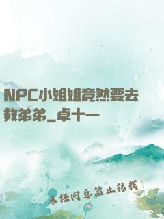 NPC小姐姐竟然要去救弟弟