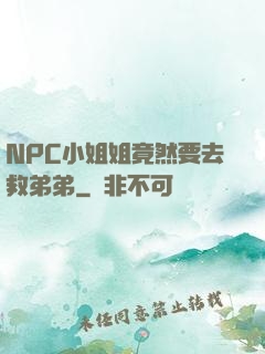 NPC小姐姐竟然要去救弟弟