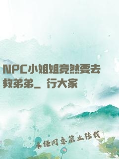 NPC小姐姐竟然要去救弟弟