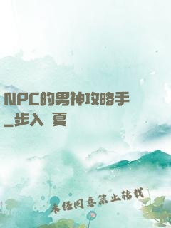 NPC的男神攻略手冊