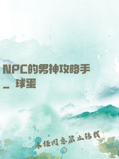 NPC的男神攻略手冊