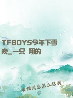TFBOYS今年下雪晚