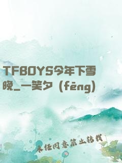 TFBOYS今年下雪晚