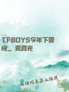 TFBOYS今年下雪晚