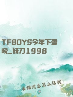 TFBOYS今年下雪晚