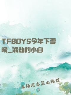 TFBOYS今年下雪晚