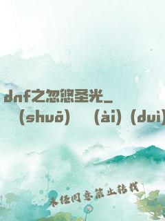dnf之忽悠圣光
