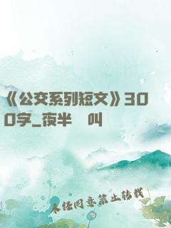 《公交系列短文》300字