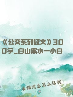 《公交系列短文》300字