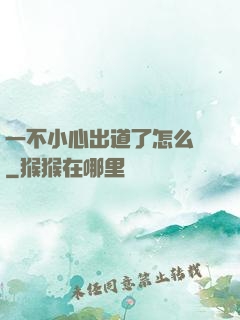 一不小心出道了怎么辦