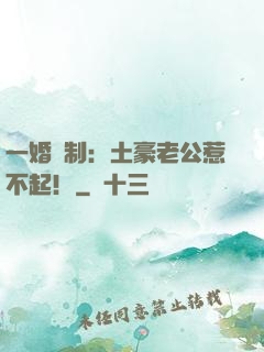 一婚兩制：土豪老公惹不起！