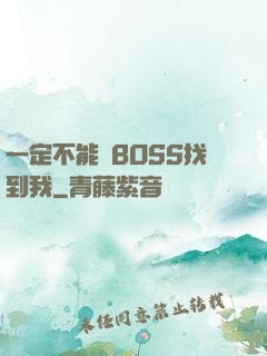 一定不能讓BOSS找到我