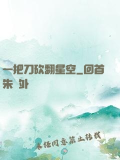 一把刀砍翻星空