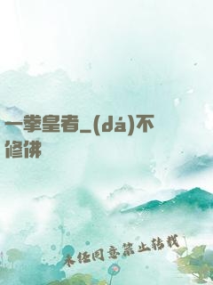 一拳皇者