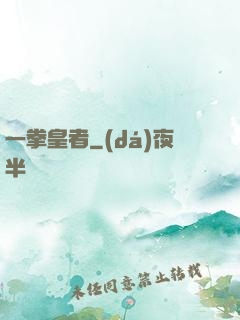一拳皇者
