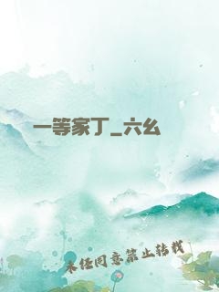 一等家丁