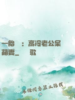 一胎兩寶：高冷老公呆萌妻