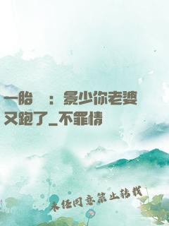 一胎雙寶：景少你老婆又跑了
