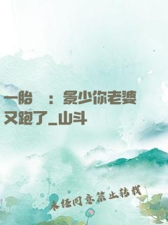 一胎雙寶：景少你老婆又跑了