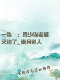 一胎雙寶：景少你老婆又跑了