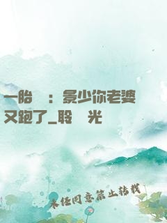 一胎雙寶：景少你老婆又跑了