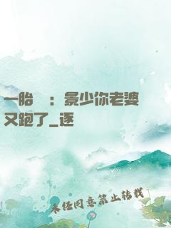 一胎雙寶：景少你老婆又跑了