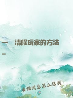 一萬種清除玩家的方法