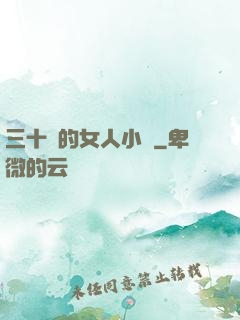 三十歲的女人小說