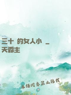 三十歲的女人小說