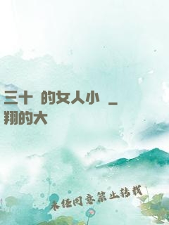三十歲的女人小說