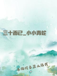 三十而已