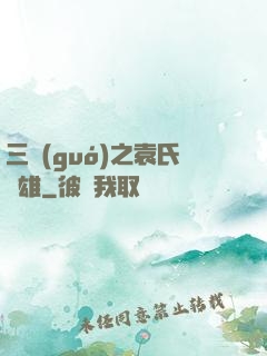三國(guó)之袁氏梟雄