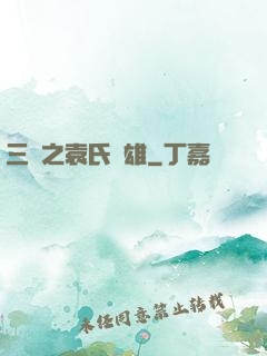 三國之袁氏梟雄