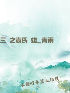 三國之袁氏梟雄