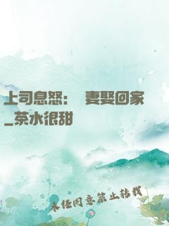 上司息怒：頑妻娶回家