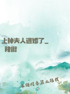 上神夫人逃婚了