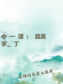 中華一號保鏢：極品高手