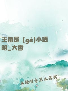 主角是個(gè)小透明