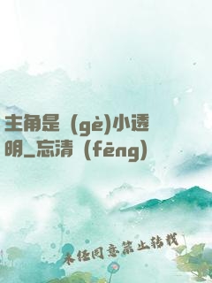主角是個(gè)小透明