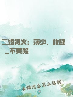 二婚似火：薄少，放肆寵