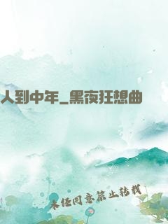 人到中年