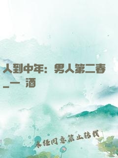人到中年：男人第二春