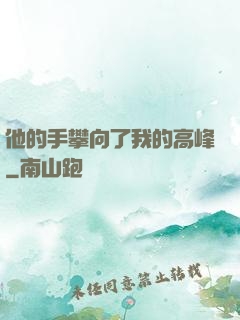 他的手攀向了我的高峰