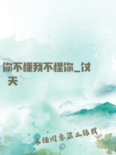 你不懂我不怪你