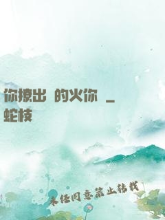 你撩出來的火你滅
