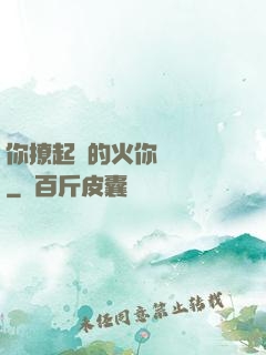 你撩起來的火你負責滅