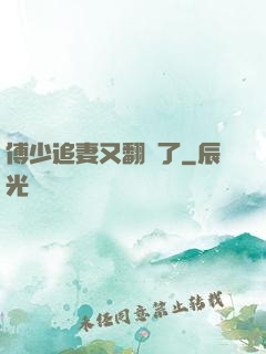 傅少追妻又翻車了