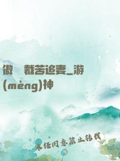 傲嬌總裁苦追妻